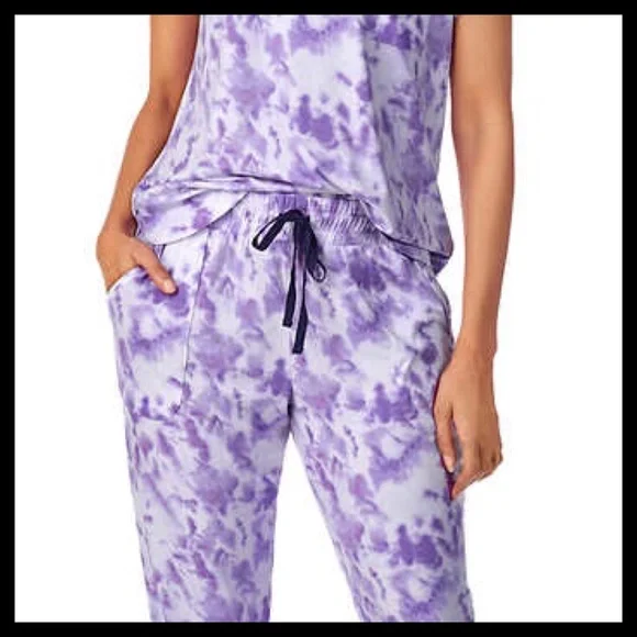 Jane & Bleecker Ladies Tee & Jogger Pajama Set - Picture 5 of 7